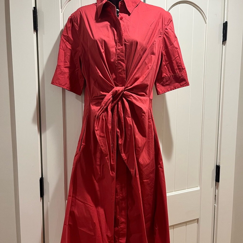 Ralph Lauren rose colored Midi Shirt Dress